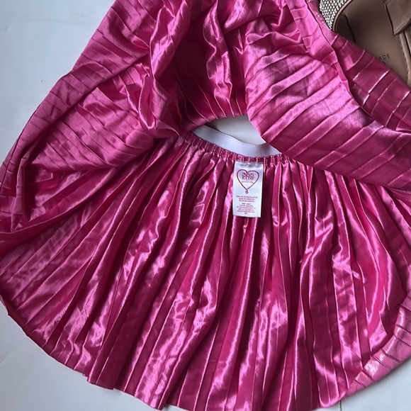 Granimals Girls Shimmer Pink Pleated Skirt - Picture 5 of 5